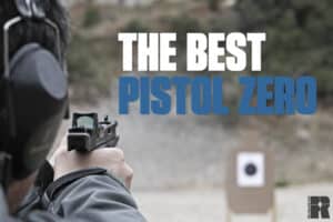 zeroing a pistol at range