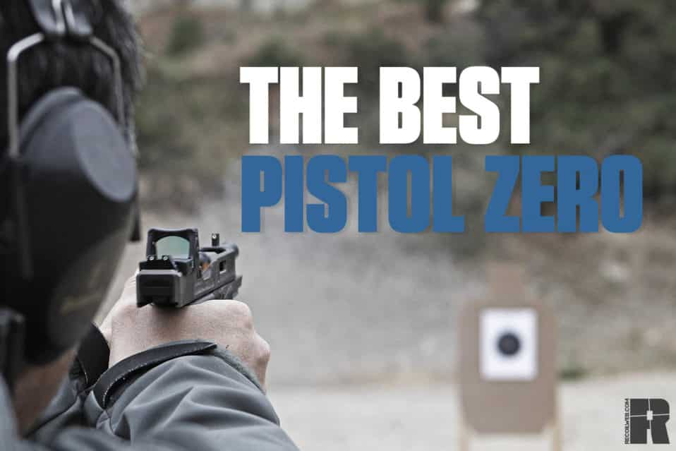 zeroing a pistol at range