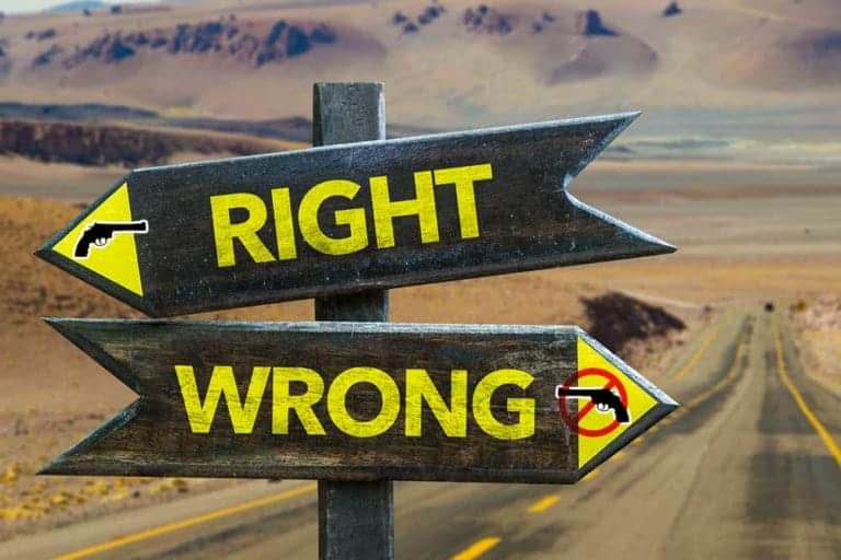 Right vs. Wrong signpost